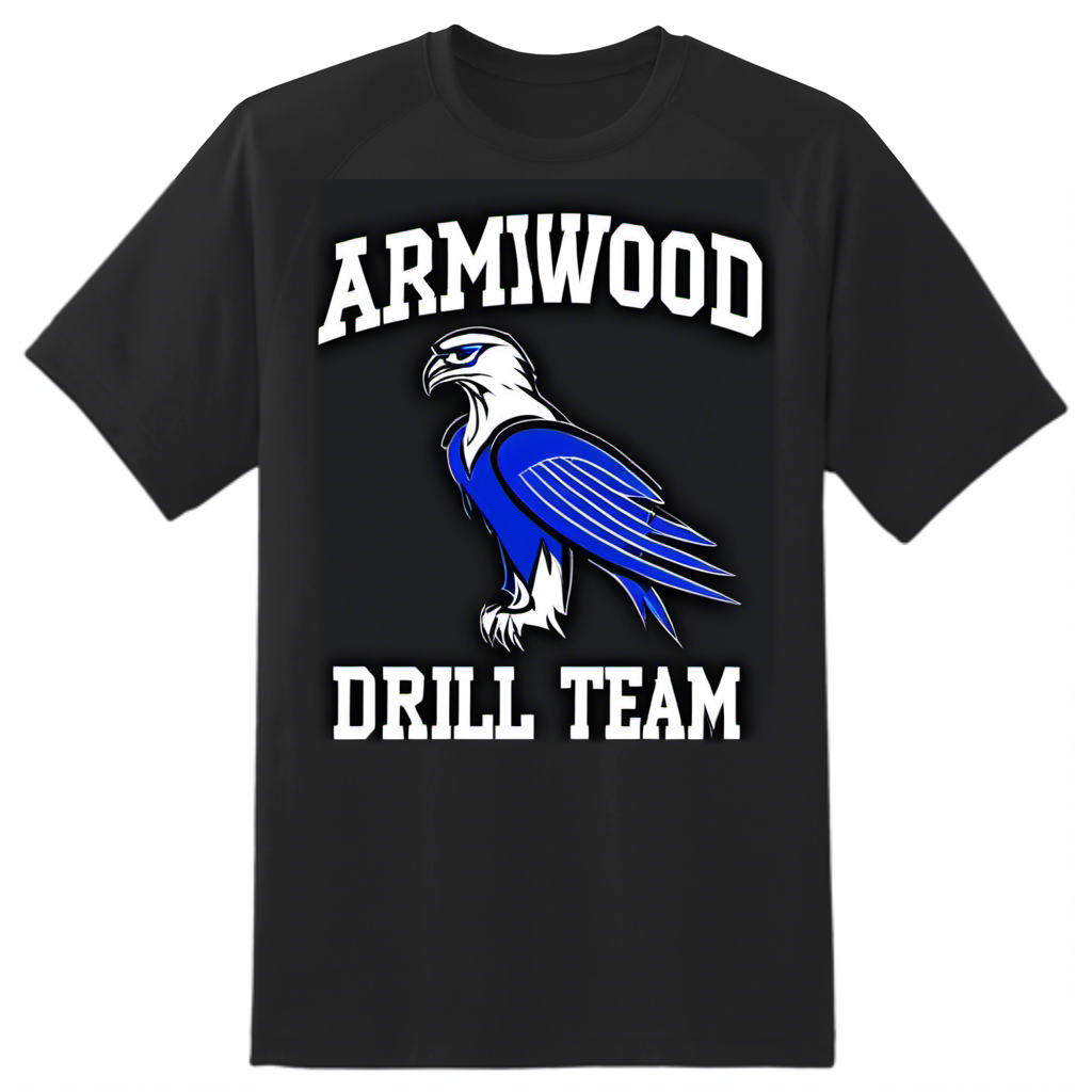 Armwood High School DRILL TEAM with a hawk logo