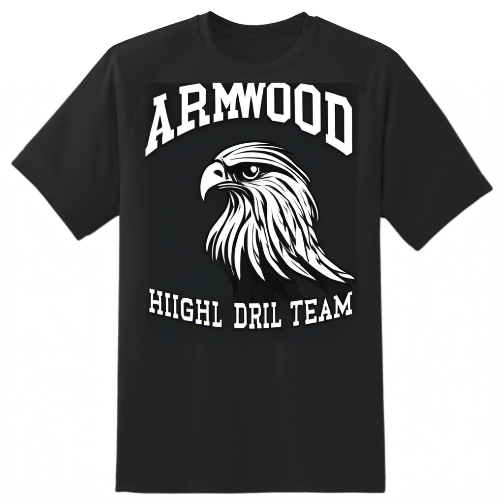 Armwood High School DRILL TEAM with a head of a hawk logo