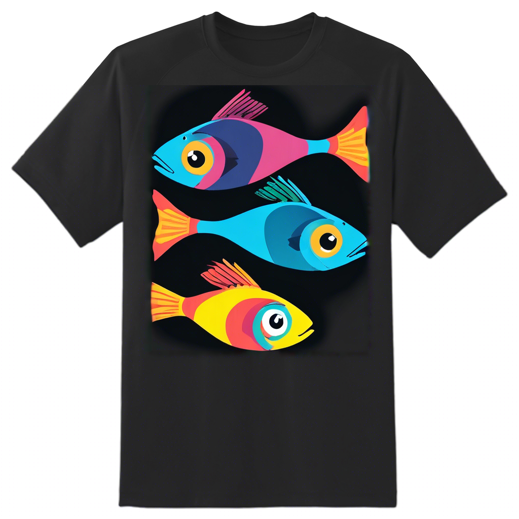 Colorful Fish with Glasses