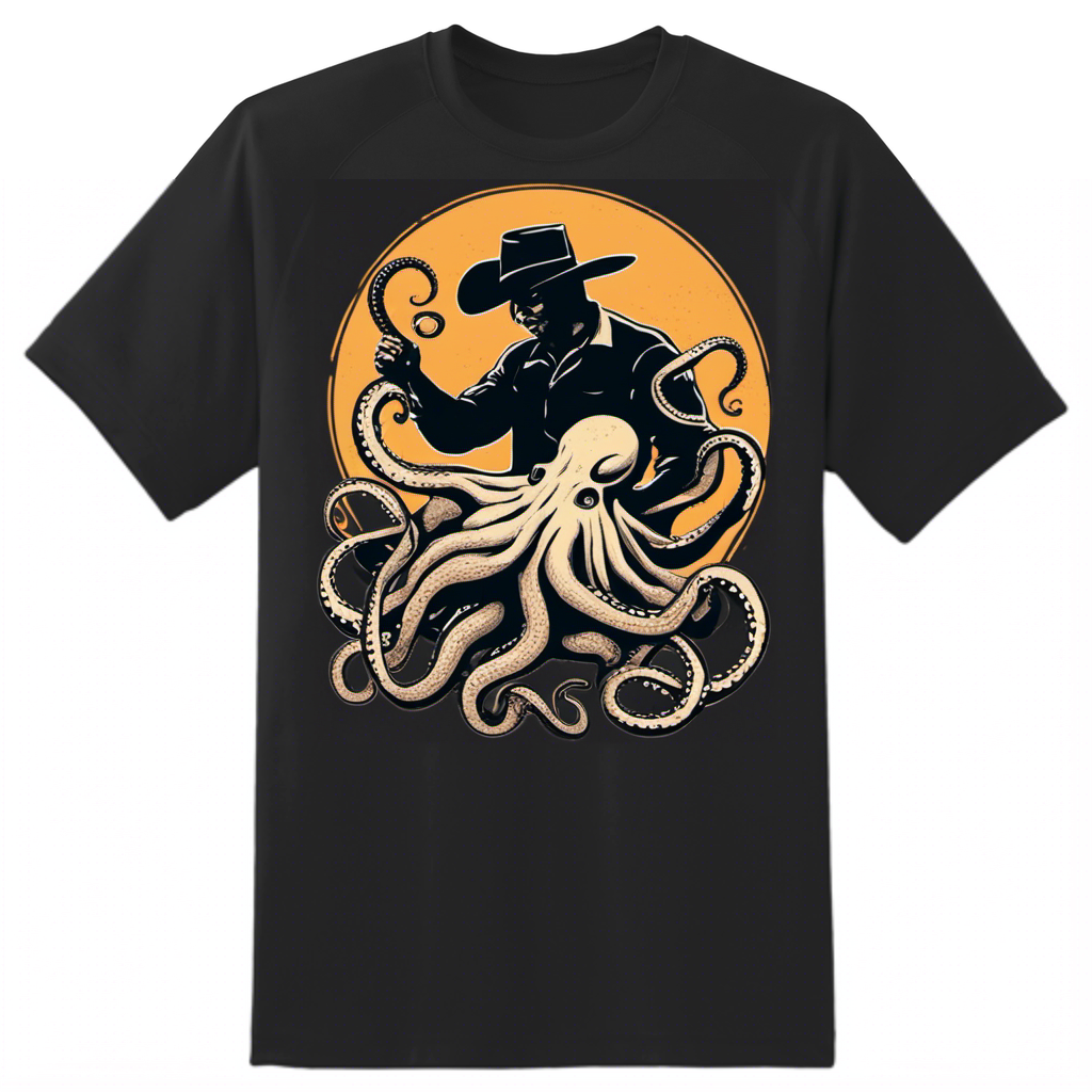 Cowboy Wrestling Octopus