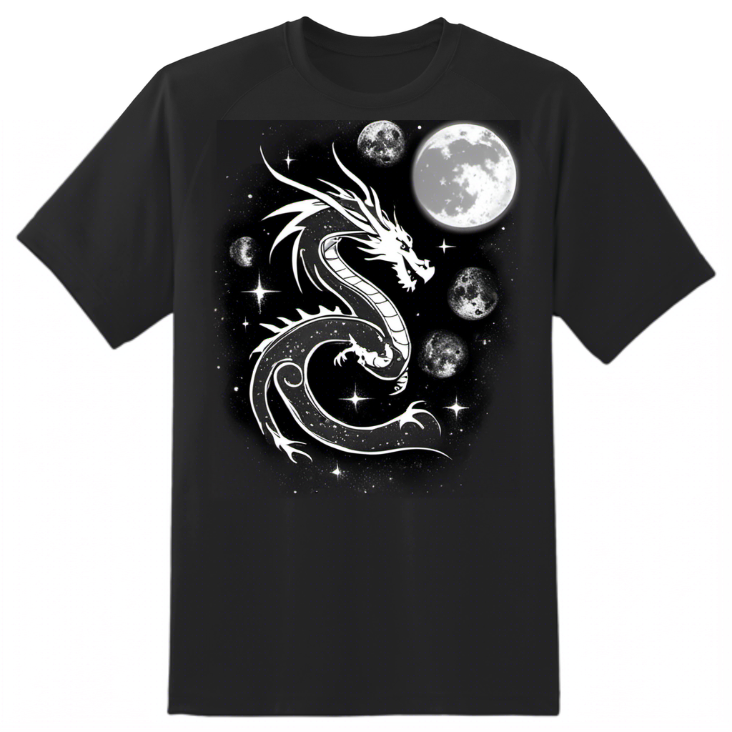 Dragon in Space with Elemental Powers