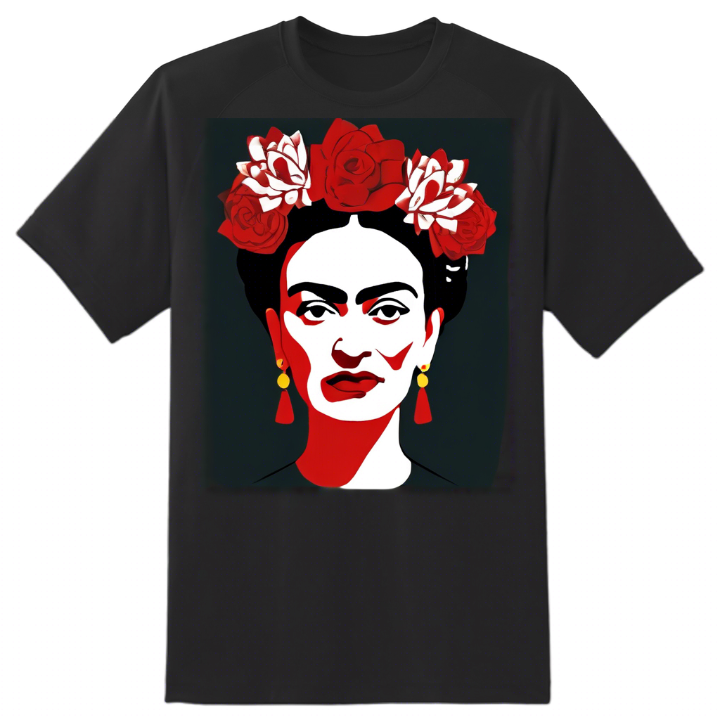 Frida Kahlo Inspired Red Woman