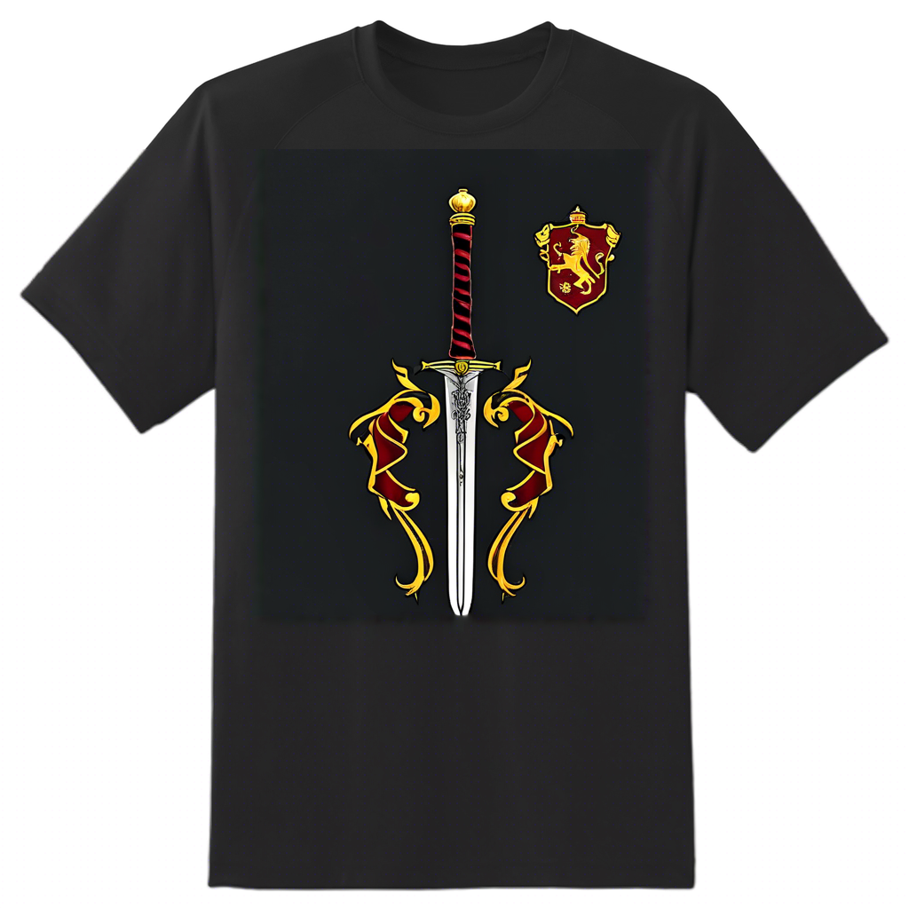 Harry Potter Sword with Gryffindor Logo T-Shirt