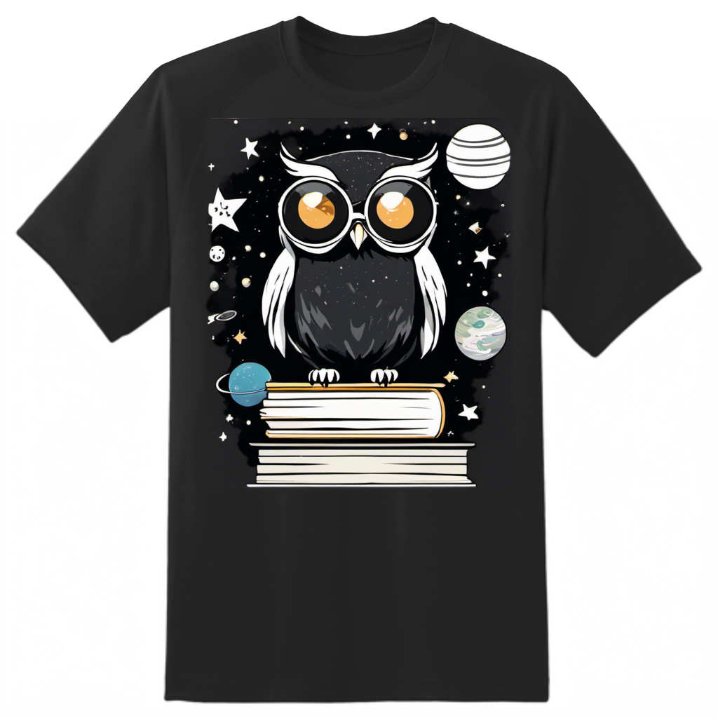 Imaginative Library Owl