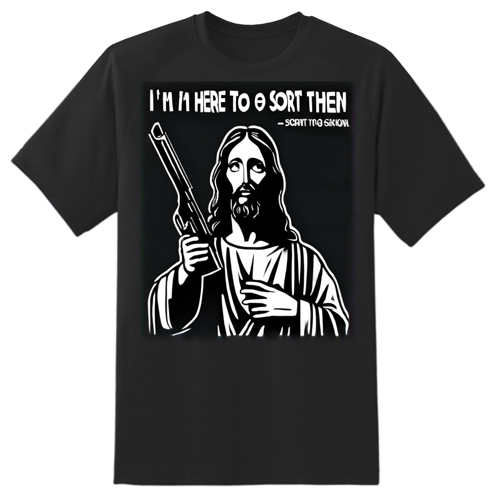 Jesus with Shotgun