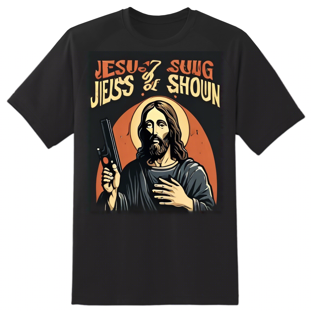 Jesus with Shotgun