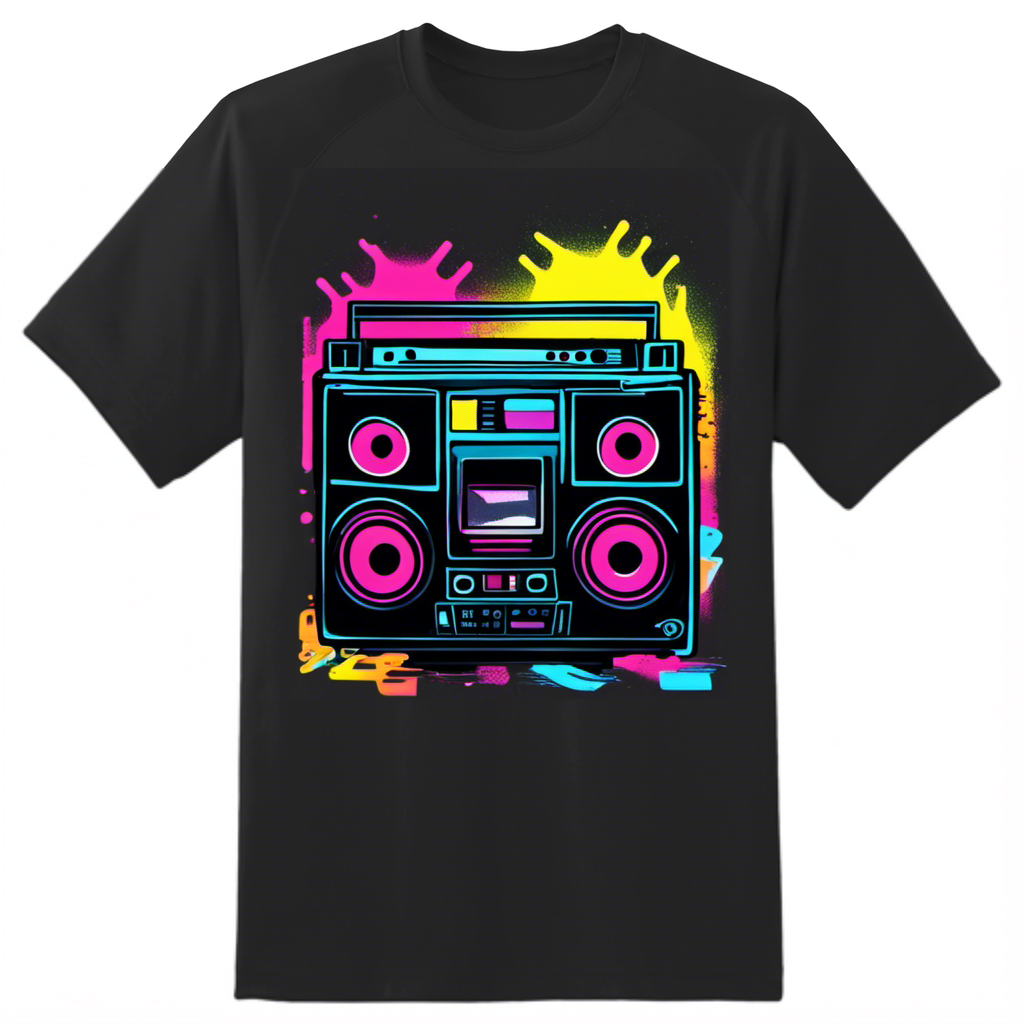 Neon Boombox