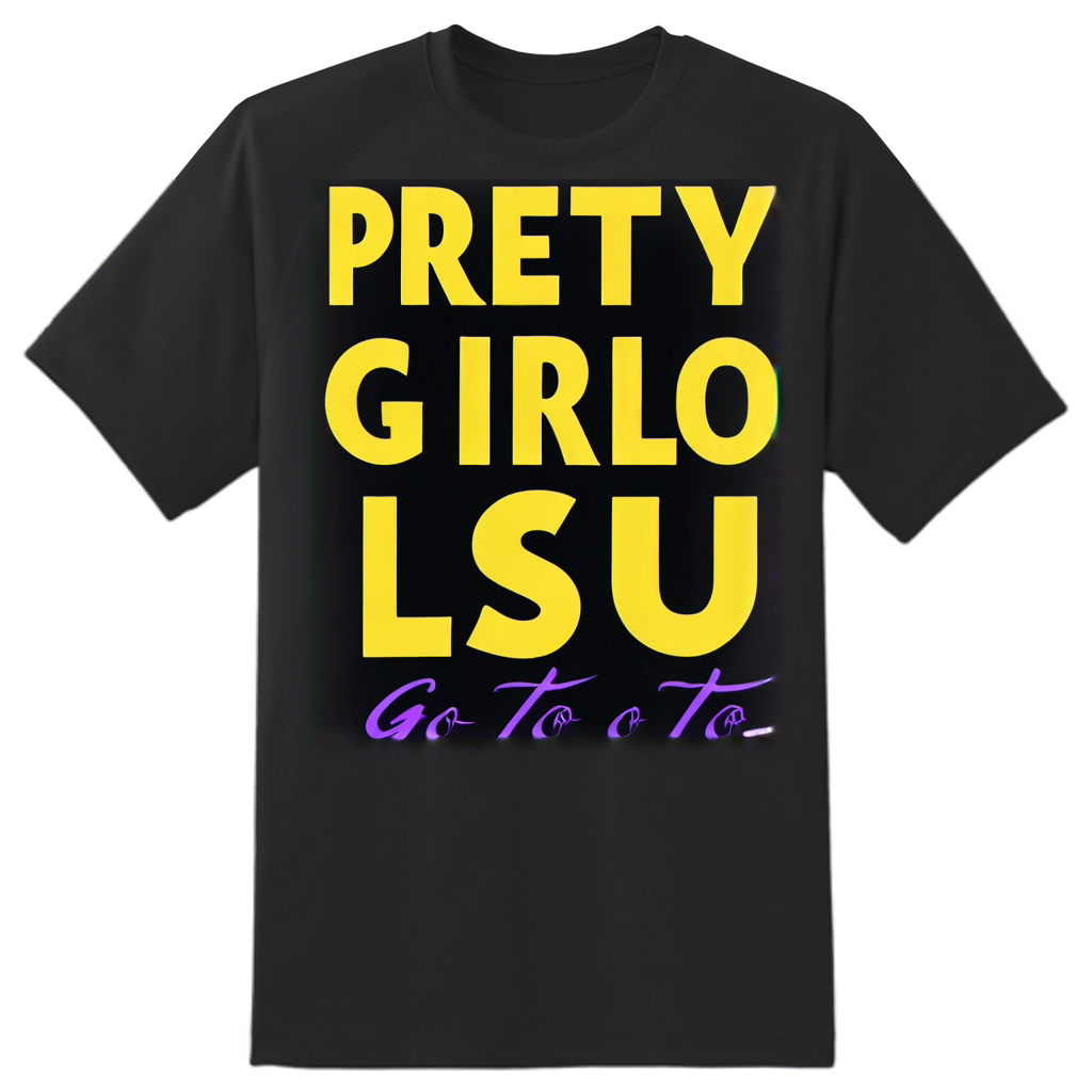 Pretty Girls LSU Slogan T-Shirt