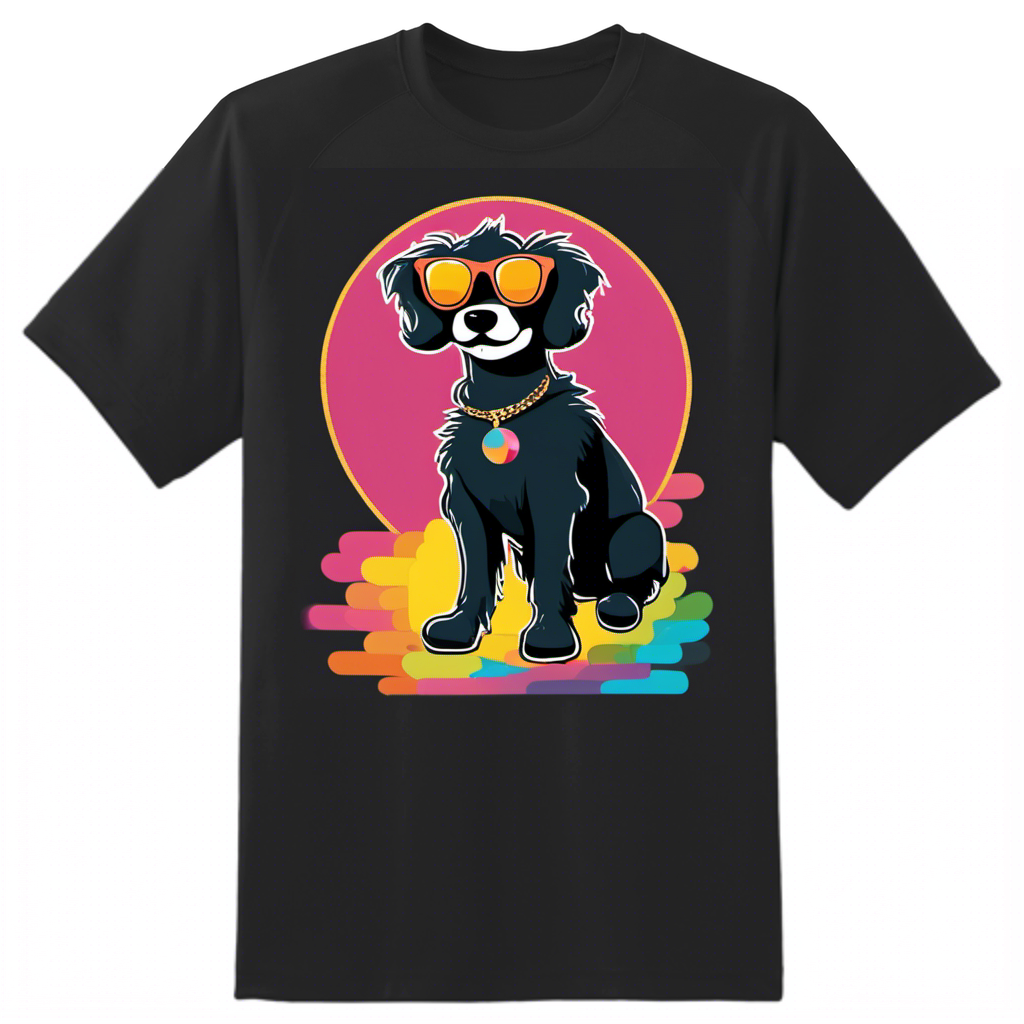 Quirky Vintage Disco Dog