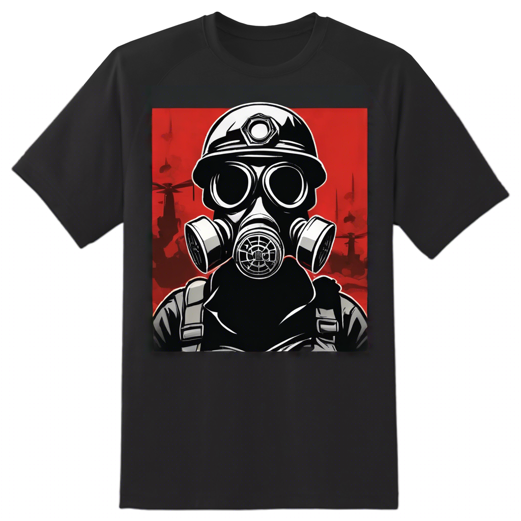 Red Gas Mask Warrior