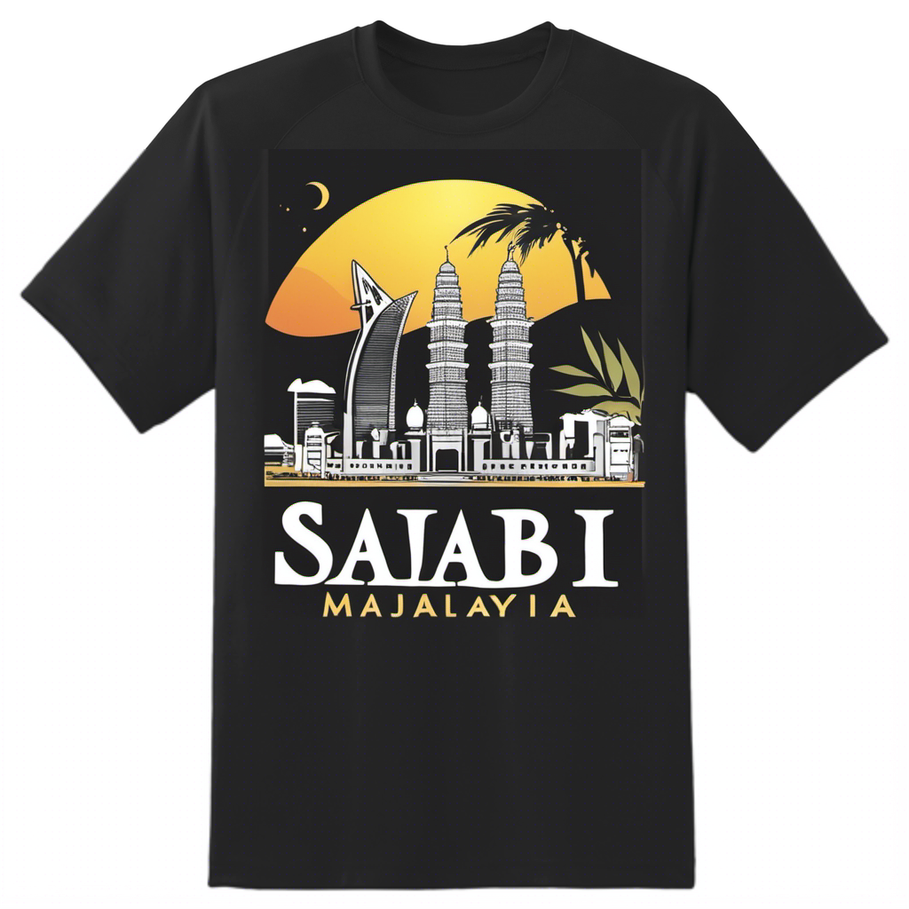 Sabah Malaysia Tshirt Design