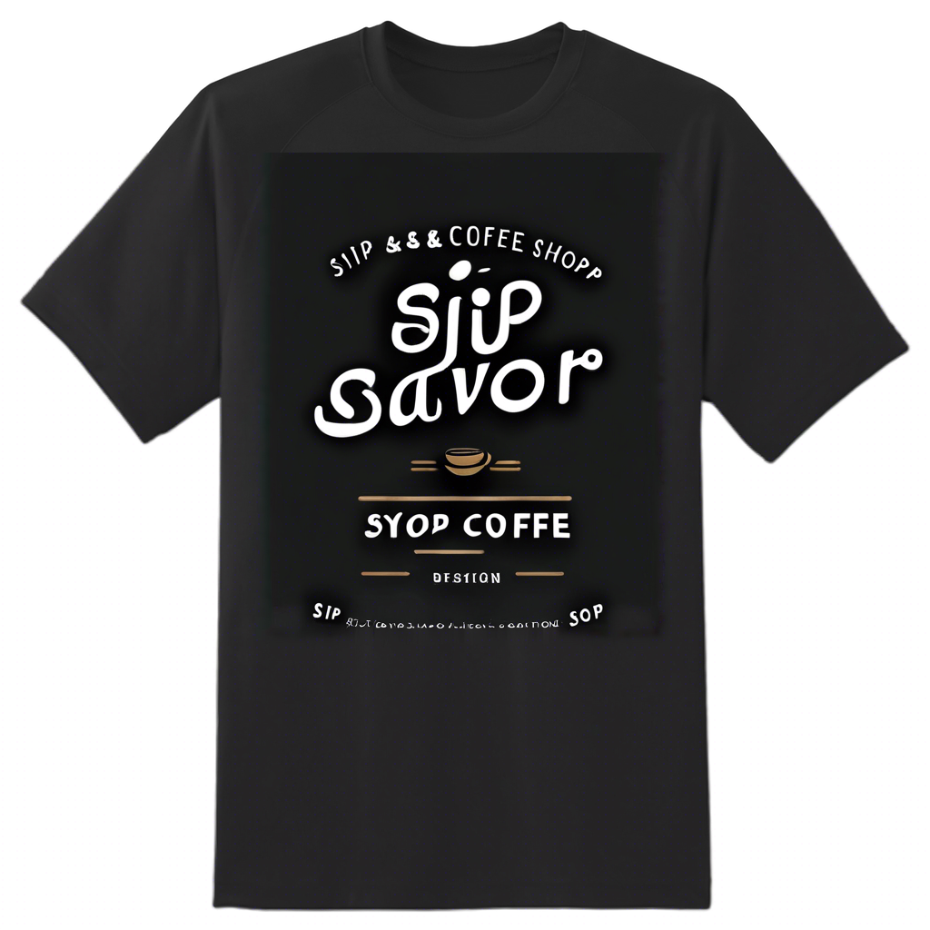 Sip&Savor Coffee Shop Logo