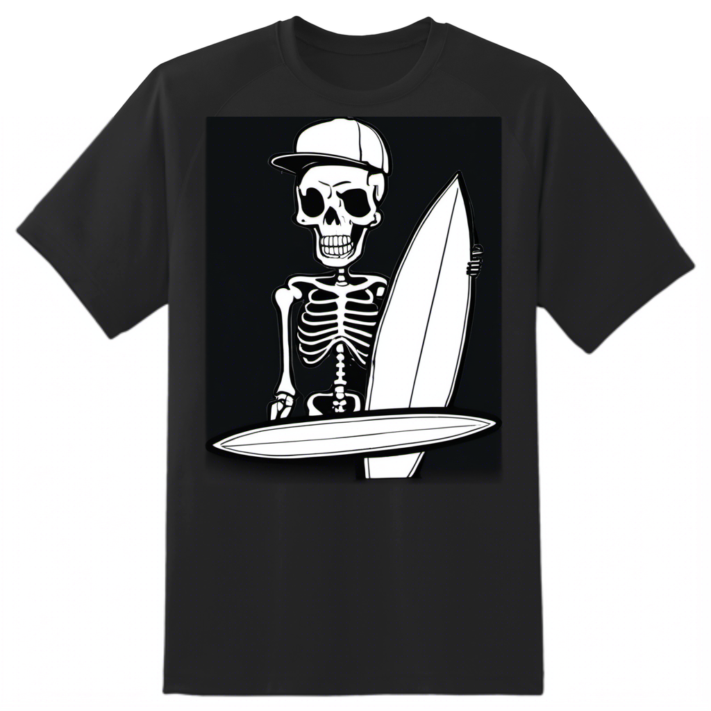 Skeleton Surfboard